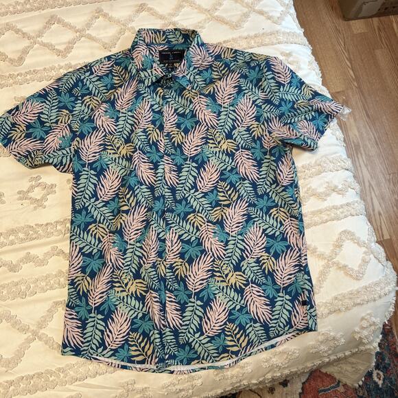 Nickel & Iron Men’s Button Up Large Stretch shirt - Picture 1 of 5